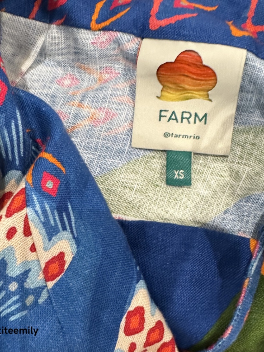 FARM Rio Mini Dress XS Bird print - Picture 6 of 8